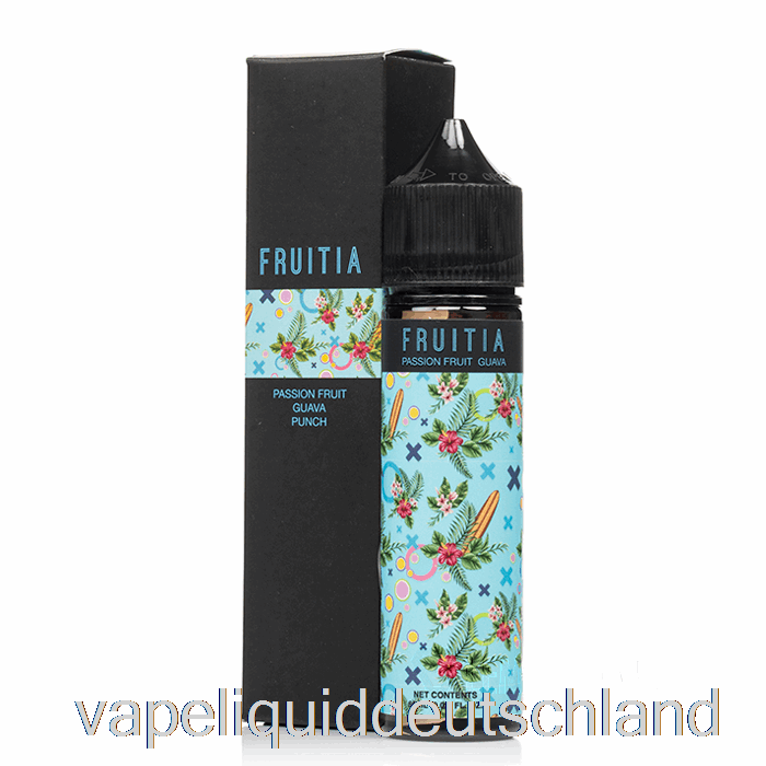 Passionsfrucht-Guava-Punsch - Fruitia - 60 Ml 3 Mg Vape Deutschland